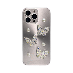 3D Pearl Butterfly iPhone Case