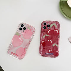Cream Edge Cherry iPhone Case
