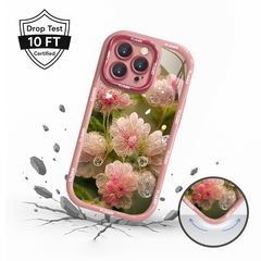 Pink Crystal Flower iPhone Case