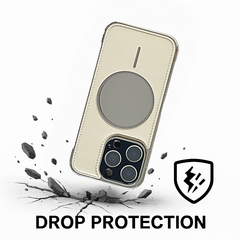 Frameless Leather Mirror Magnetic iPhone Case