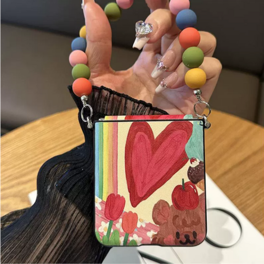 Oil Painting Heart Samsung Galaxy Z Flip Case