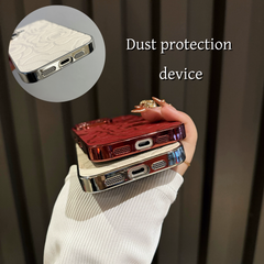 Electroplated Camellia iPhone Case