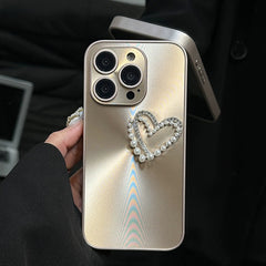 Aurora Pearl Heart iPhone Case