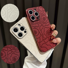 Electroplated Camellia iPhone Case