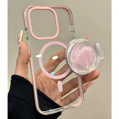 Clear Jelly Magnetic Stand iPhone Case