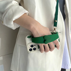 Sweet Grip 3D Heart Wristband iPhone Case