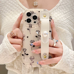 Rose Flower Wristband iPhone Case