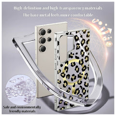 Leopard Transparent MagSafe Case for Samsung