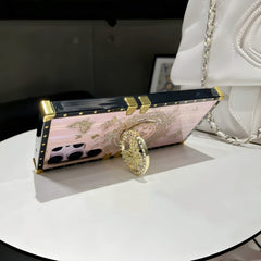 Dream Aurora Butterfly Diamond Stand Samsung Case