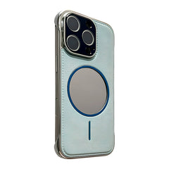 Frameless Leather Mirror Magnetic iPhone Case