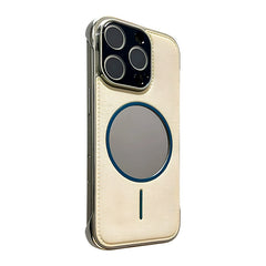 Frameless Leather Mirror Magnetic iPhone Case