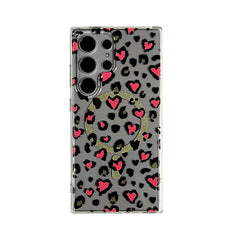 Leopard Transparent MagSafe Case for Samsung
