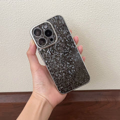 Diamond Sequin Laser Eyeglass Bracket iPhone Case