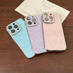 Diamond Sequin Laser Eyeglass Bracket iPhone Case