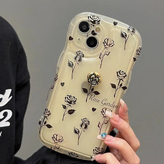 Vintage Rose Garden iPhone Case