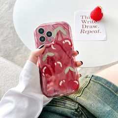 Cream Edge Cherry iPhone Case