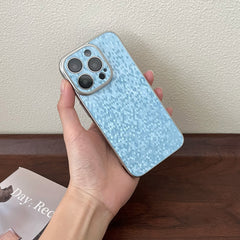 Diamond Sequin Laser Eyeglass Bracket iPhone Case