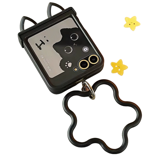 Cute Cat Ears Foldable Samsung Case