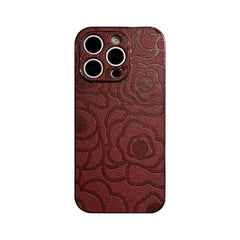 Electroplated Camellia iPhone Case
