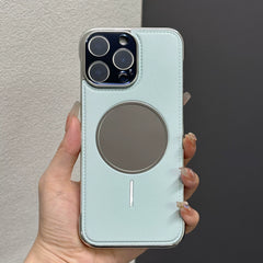 Frameless Leather Mirror Magnetic iPhone Case
