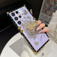 Dream Aurora Butterfly Diamond Stand Samsung Case