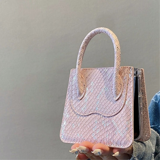 Snake Pattern Handbag Samsung Galaxy Z Flip Case