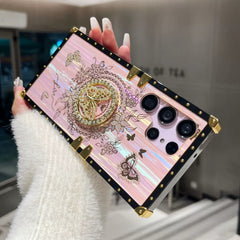 Dream Aurora Butterfly Diamond Stand Samsung Case