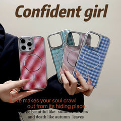 Dopamine Checkered MagSafe iPhone Case