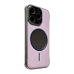 Frameless Leather Mirror Magnetic iPhone Case