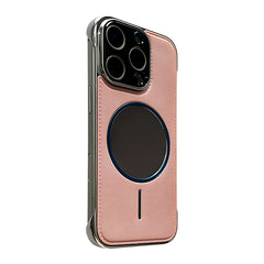 Frameless Leather Mirror Magnetic iPhone Case