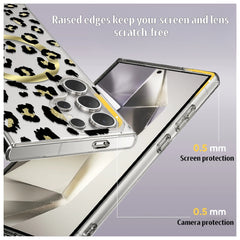 Leopard Transparent MagSafe Case for Samsung