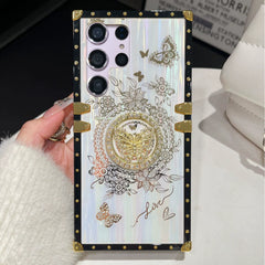 Dream Aurora Butterfly Diamond Stand Samsung Case