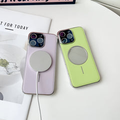 Frameless Leather Mirror Magnetic iPhone Case