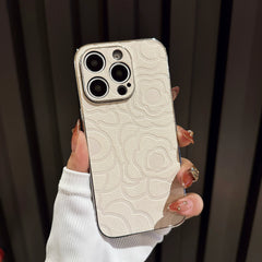 Electroplated Camellia iPhone Case