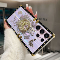 Dream Aurora Butterfly Diamond Stand Samsung Case