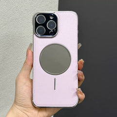 Frameless Leather Mirror Magnetic iPhone Case