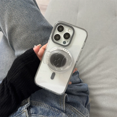Clear Jelly Magnetic Stand iPhone Case