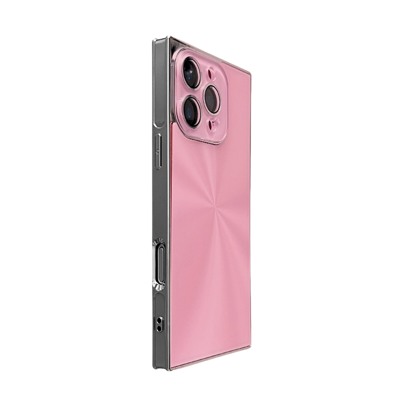 Square Aurora Shine Electroplated iPhone Case