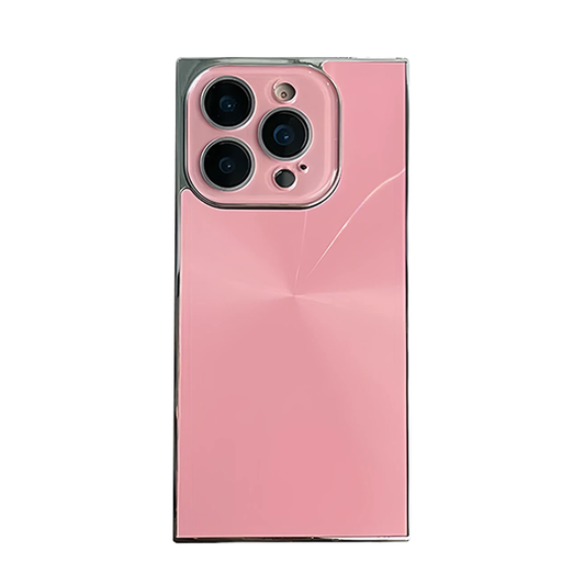 Square Aurora Shine Electroplated iPhone Case