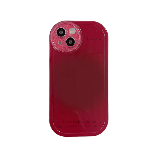 Gradient blush smudged iPhone case