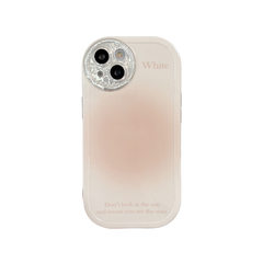 Gradient blush smudged iPhone case