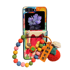 3D Persimmon & Peanut Samsung Flip Case