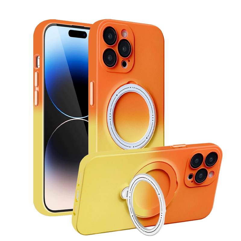 Gradient Magnetic 360° Rotating Stand iPhone Case