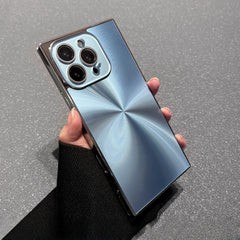 Square Aurora Shine Electroplated iPhone Case