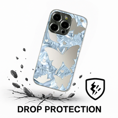 Mirror Butterfly Silhouette iPhone Case