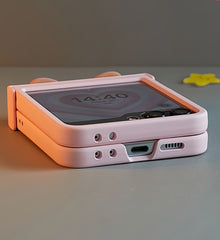 Heart-Shaped Bow Case for Samsung Galaxy Z Flip Series