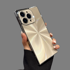 Square Aurora Shine Electroplated iPhone Case