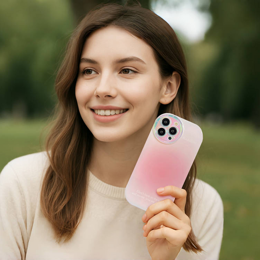 Candy Color Laser Frame iPhone Case