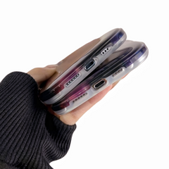 Purple Pearl Leather Wristband iPhone Case