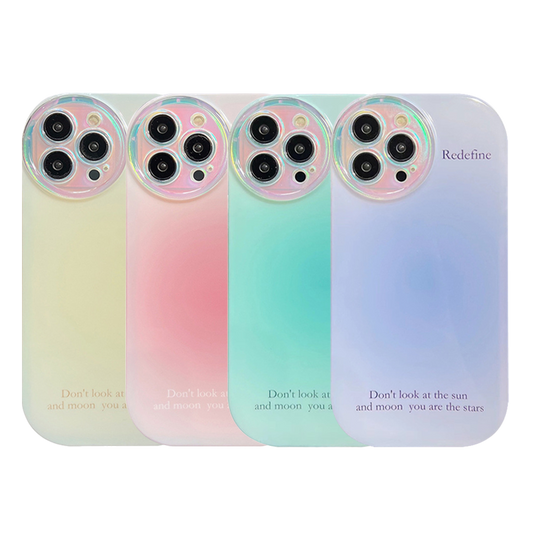 Swoosh Candy Color Laser Frame iPhone Series Case